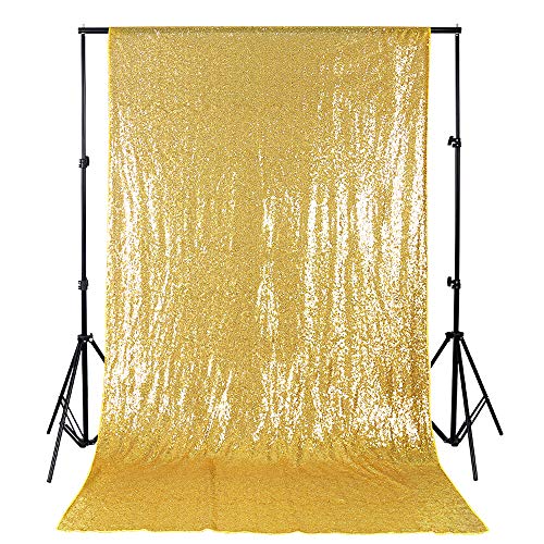 Buy Gold Curtain Backdrop 4ftx8ft Sequin Sequence Backdrop Fabric