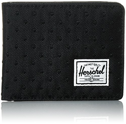 Herschel supply co. men s hank wallet, black embroidery…