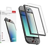 Belkin TemperedGlass Anti-Reflective Screen Protector for Nintendo Switch 2-9H Hardness, Slim, Scratch-Resistant - Includes Easy Align Frame for Bubble Free Application - Gaming Essentials