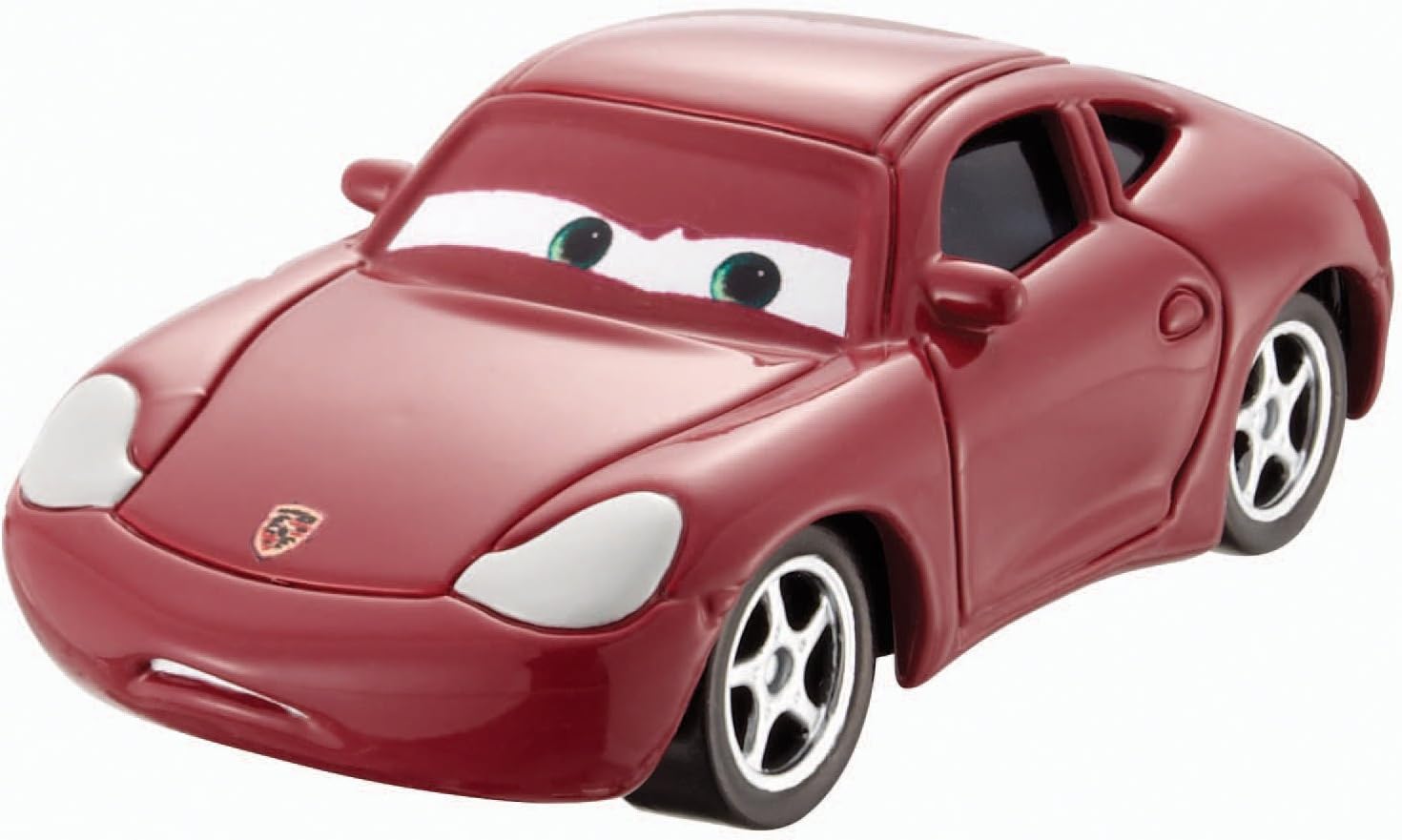 Disney Pixar Cars Porsche with Allinol Diecast Vehicle, Burgundy - Image 3