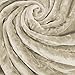 Bare Home Fleece Blanket - Extra Long - Oyster - Lightweight Throw for Bed, Sofa, Couch, Camping, and Travel - Microplush - Ultra Soft Warm Blanket (Twin/Twin XL, Oyster)