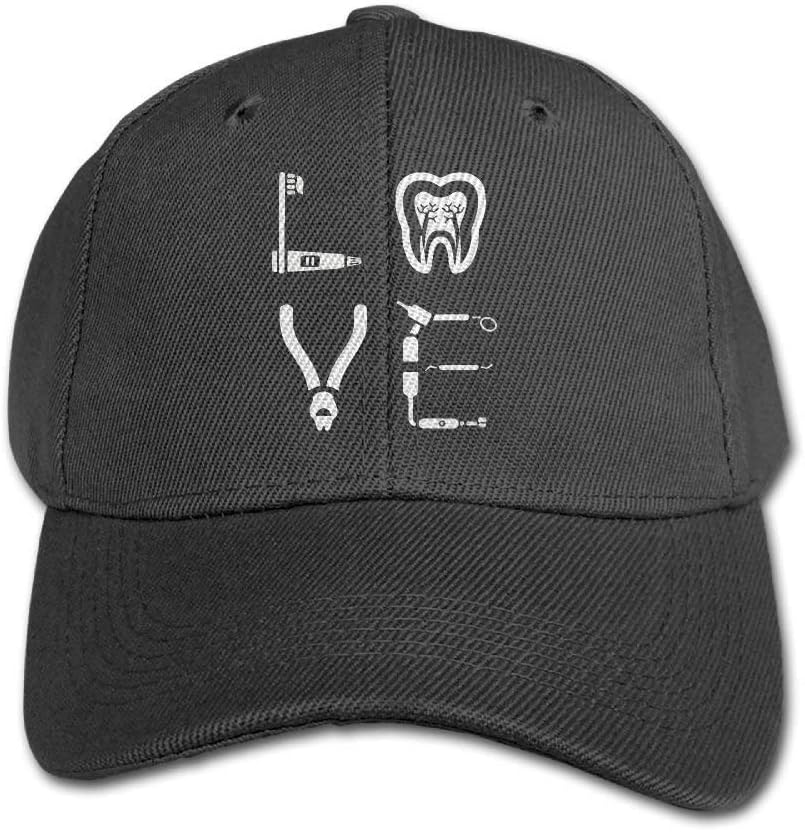 surce Child Dental Hygienist Twill Adjustable Outdoor Peaked Hat Baseball Cap Black