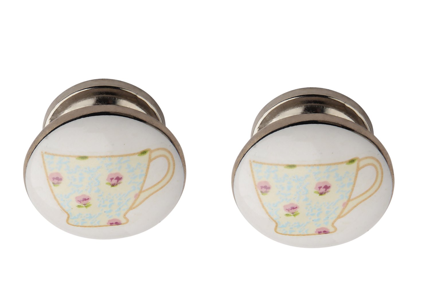 Hobknobs Single Ceramic Tea Cup Cabinet Drawers Wardrobe Kitchen