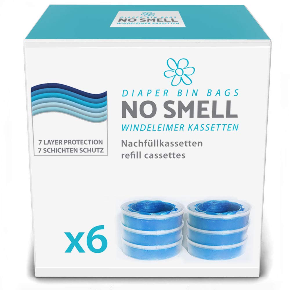 Refill Cassettes for Angelcare Nappy Bin Disposal System 6 Pack New