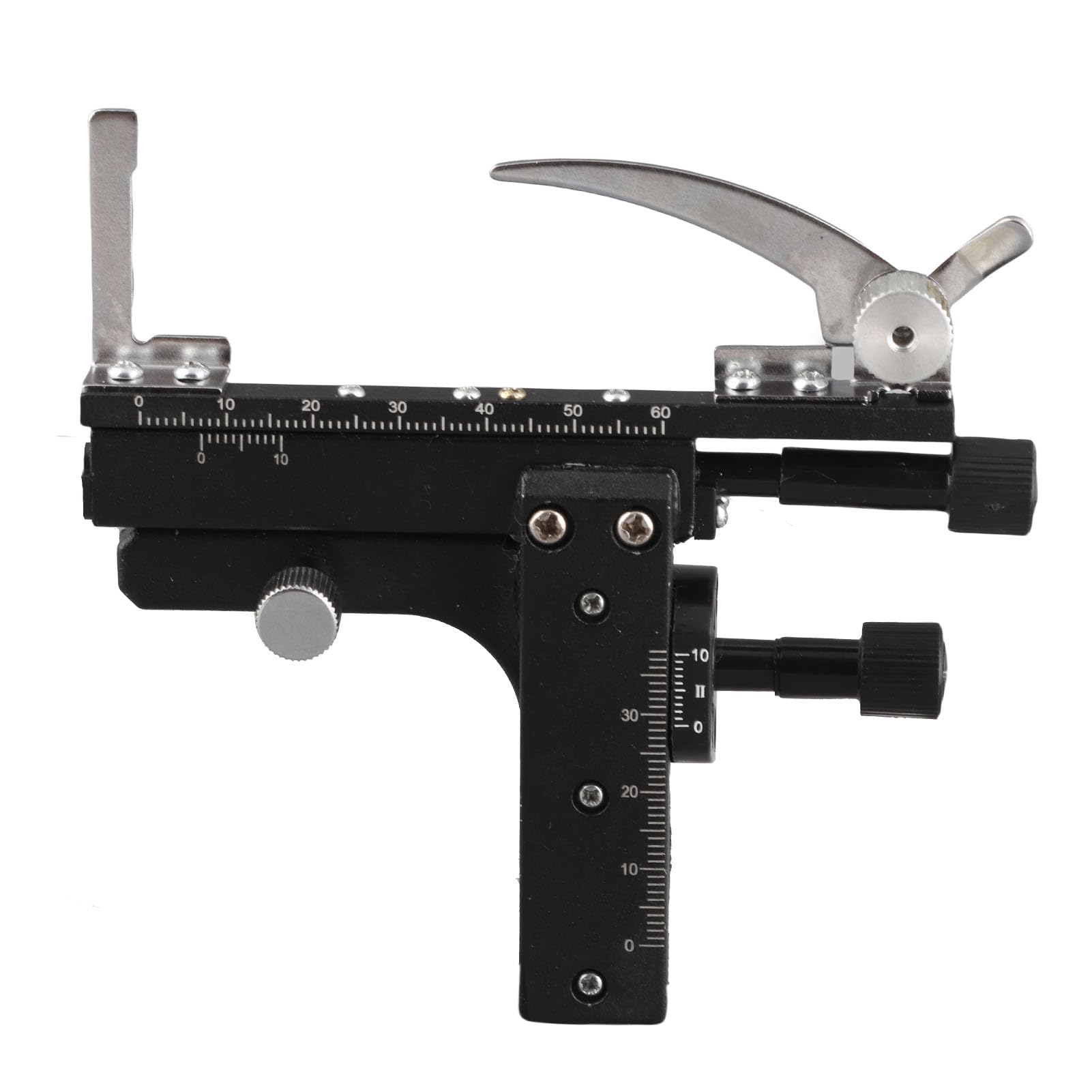 Professional Attachable Mechanical X-Y Moveable Stage Caliper with Scale for Microscope