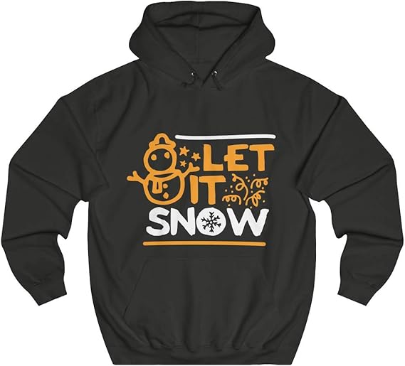 Let It Snow Hoodie Amazon.co.uk Clothing