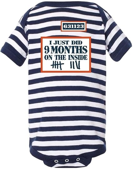 i did 9 months on the inside baby onesie