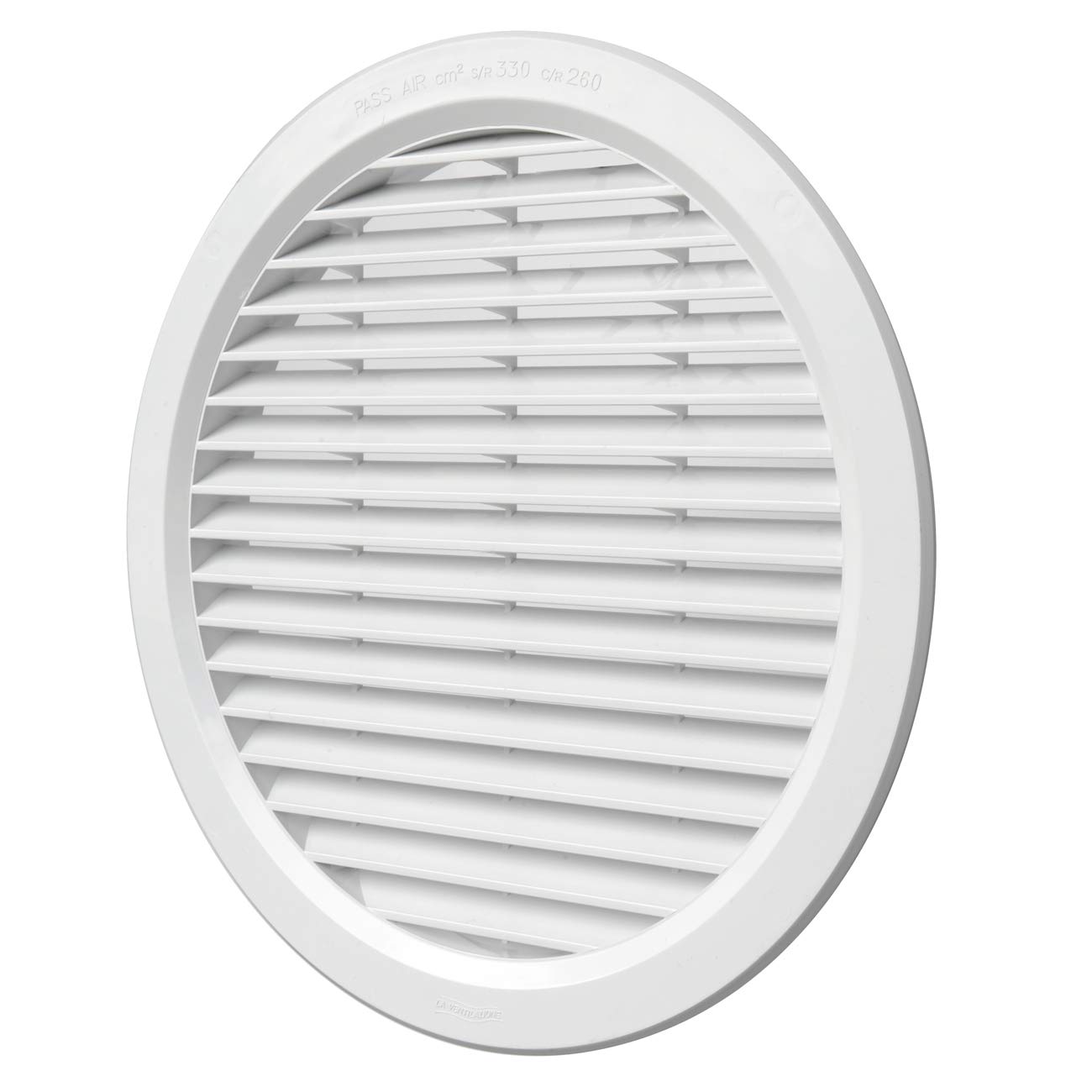 La Ventilazione T25B Grid, White, for Holes ø 240 mm