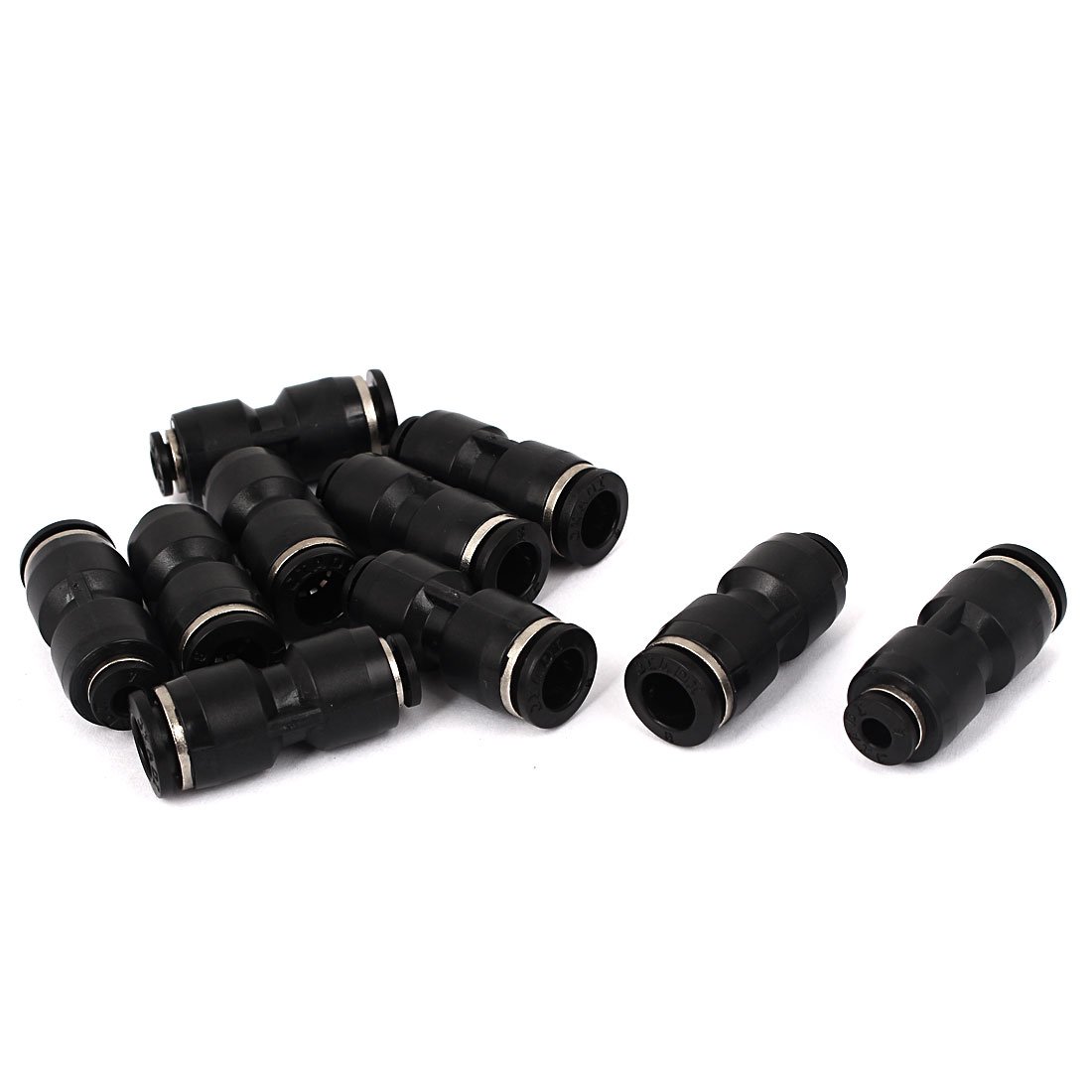Sourcingmap 8mm to 4mm Pneumatic Air Pipe Fitting Coupler Cylinder Connector Adapter 10pcs