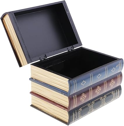 sharprepublic Tipo De Libro Antiguo Caja De Madera del ...