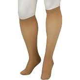 Juzo Basic 4411 Knee-High Compression Stocking 20-30 mmHg Closed Toe, Reg | Quality medical compression stockings for men and women, seamless, durable, comfortable fit, easy care