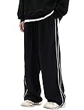 ZAFUL Men's Parachute Sweatpants Y2k Baggy Track