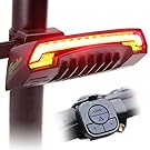 Meilan new X5 Smart Bike Tail Light –Automatic Brake Light,Laser Light,Turn Signal Light,Wireless Control,USB Rechargeable and Easy to Install