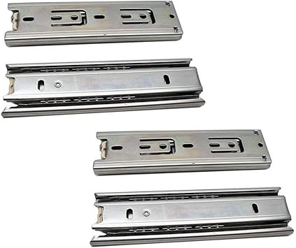 Btmb 2 Pair 6 Inch 3 Section Ball Bearing Telescopic Full