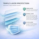 Osler & Walsh Type IIR Fluid Resistant Disposable Face Masks Blue Pack 50 view 7