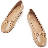 C.Paravano Ballet Flats | Womens Flats | Dressy Flats for Women | Ballet Shoes for Women | Square Toe Flat