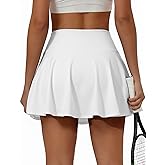 Buauty Women's Tennis Skirt Pleated Golf Skirts with Pockets Shorts Athletic Skort for Pickleball Sports Outfits