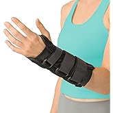 BraceAbility Volar Wrist Splint - Right or Left Hand Compression Support Brace for Carpal Tunnel Syndrome Relief, Fracture Pain, Sprained Injury, Typing, Sleeping, Arthritis, and Tendonitis Wrap