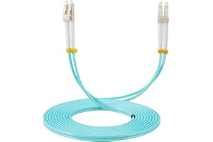 Elfcam® - 10m Fibre Optic Cable LC/UPC to LC/UPC Multimode Duplex 50/125um OM3 LSZH(10M)