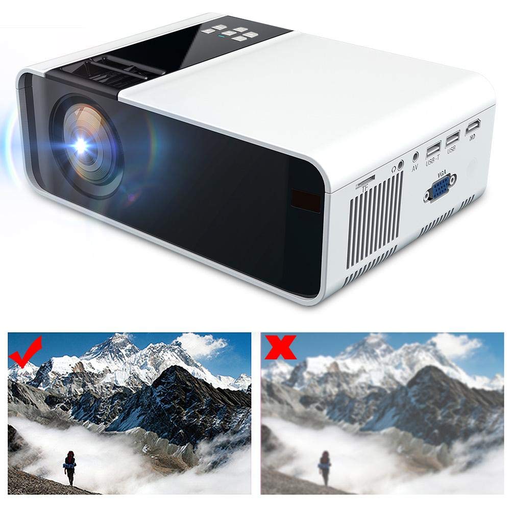 Sorand Proyector, Mini 4K HD 1080P LED Smart Video Projector 4000 ...