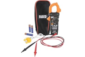 Klein Tools CL390 AC/DC Digital Clamp Meter, Auto-Ranging, 400 Amp, NCVT Tester, Hi-Viz LCD Display, TRMS, Continuity Resista
