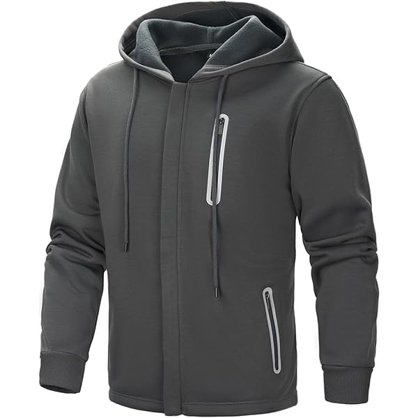 Amazon.com: Gold's Gym Men's Zip Through Sweater Hoody Printed