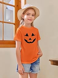 Girls Short Sleeve T Shirts Kids Fashion Halloween