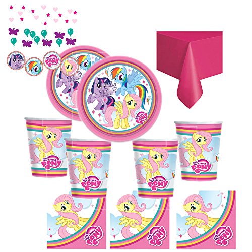 My Little Pony Essential Party Kit For 16 Plates Cups Napkins Tablecover Buy Online In Andorra At Andorra Desertcart Com Productid