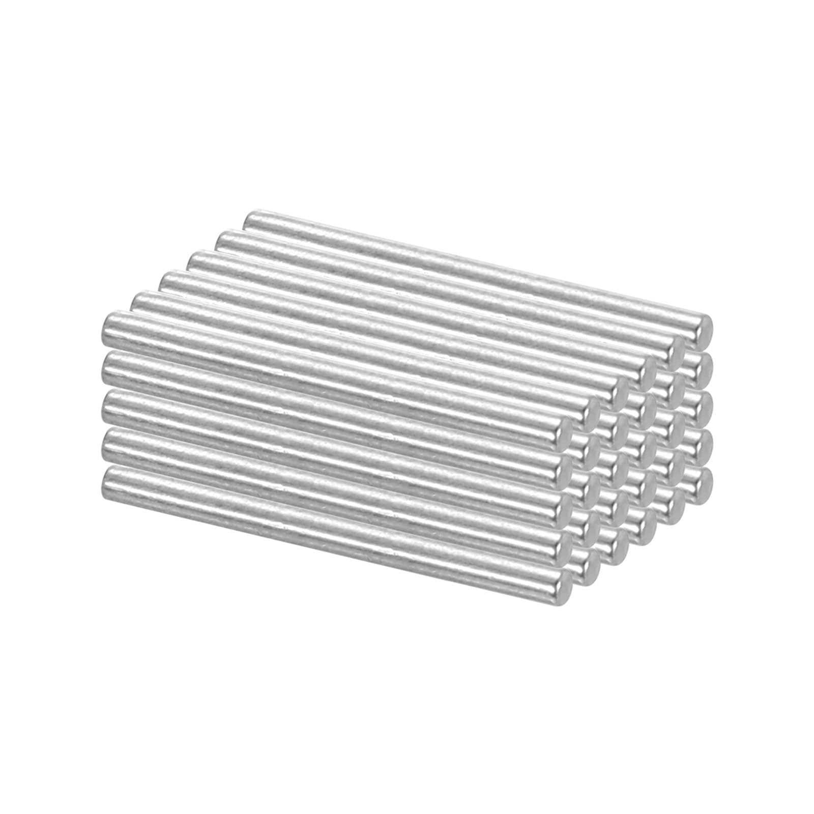 PATIKIL 30 Pcs 304 Stainless Steel Dowel Pins 3x35 mm (1/8" Dia) Metal Shelf Pegs