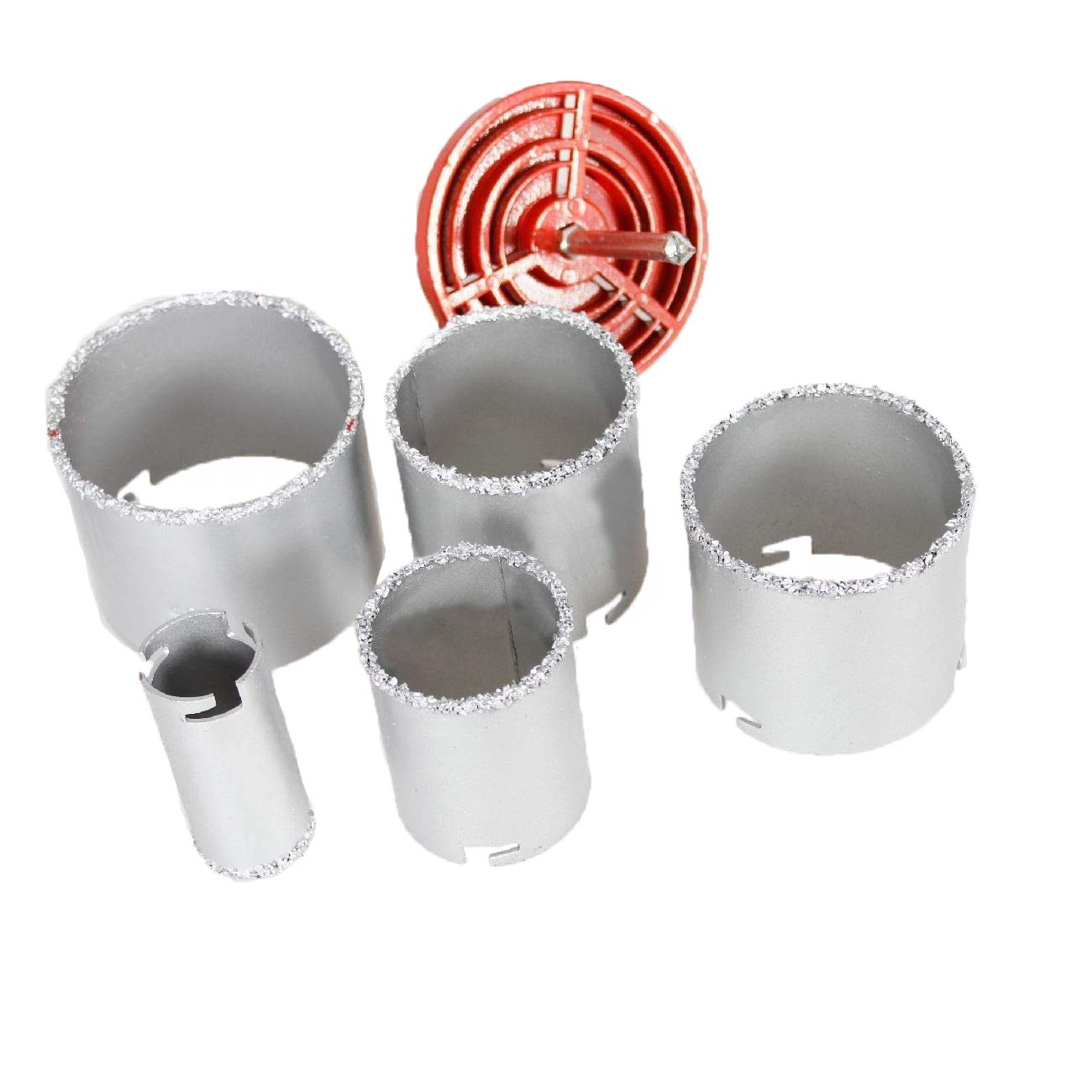 KATSU Tools Tungsten Hole Saw Set Core Drill Bit Wall Tile Ceramic Cutter Kit 33-83mm 122178