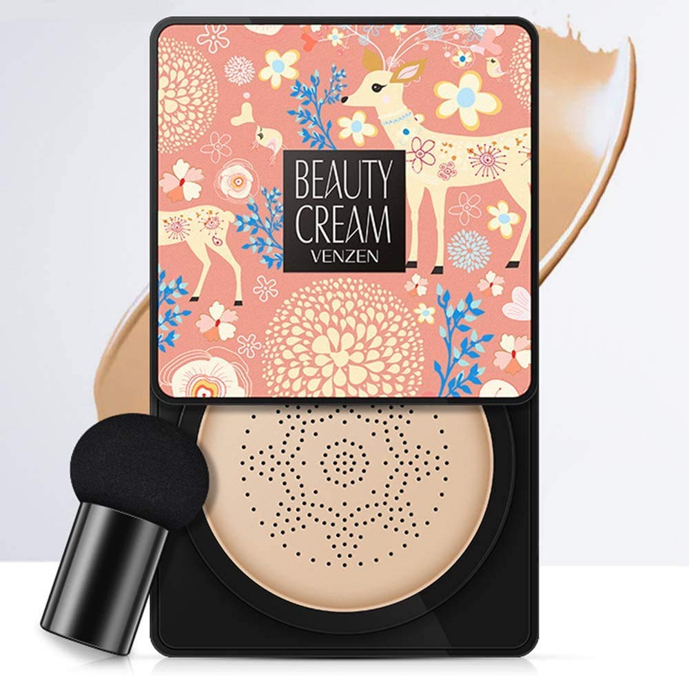 VENZEN Beauty Cream Clear Cover Natural Make Up Nourish Moisturizes Protection Professional Skin Care 2 Colors (#2)