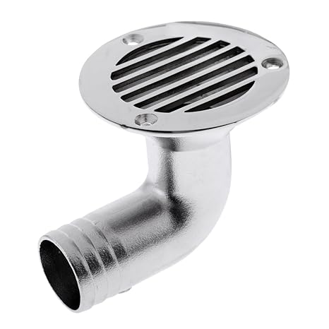 Flameer Heavy Duty 1 1 4 Boat Deck Drain 90 Deg 316 Stainless