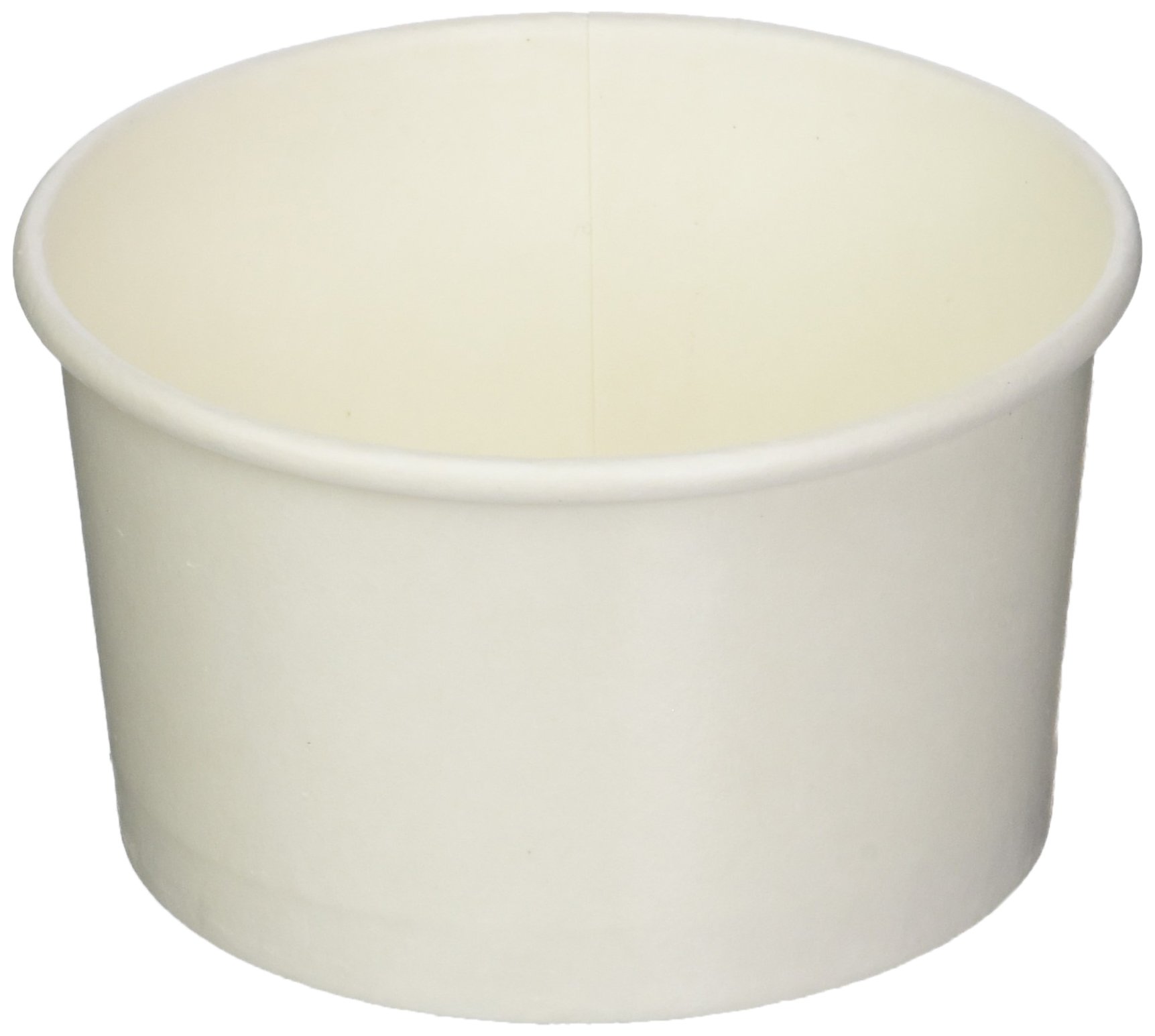 Buy 200CT Disposable White 5OZ Ice Cream Cups Coppetta Medium Hot