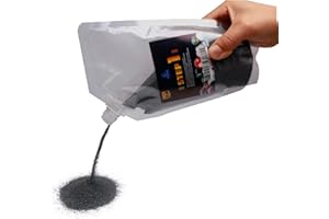 YHASPACE Rock Tumbler Grit, Rock Polishing Grit Media, Works with Any Rock Tumbler, Rock Polisher, Stone Polisher (STEP1-2LBS)