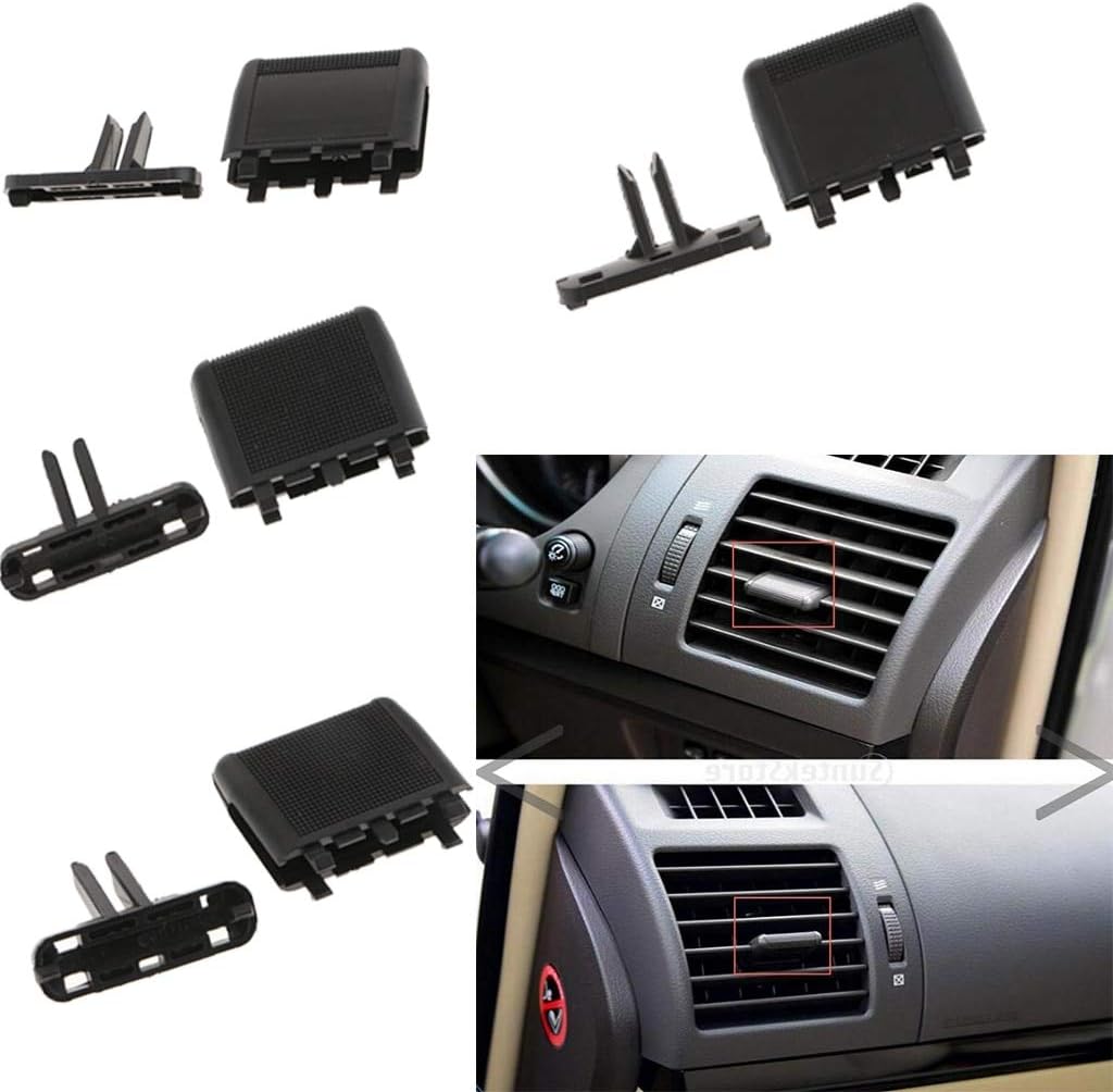 4Pcs Auto Front A/C Air Vent Outlet Tab Clip Repair Kit For Toyota