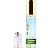 Botanical Beauty HIBISCUS FRAGRANCE OIL ROLL-ON 0.338 Fl.oz 10 ml Rollerball Perfume, Alcohol-Free, Long Lasting
