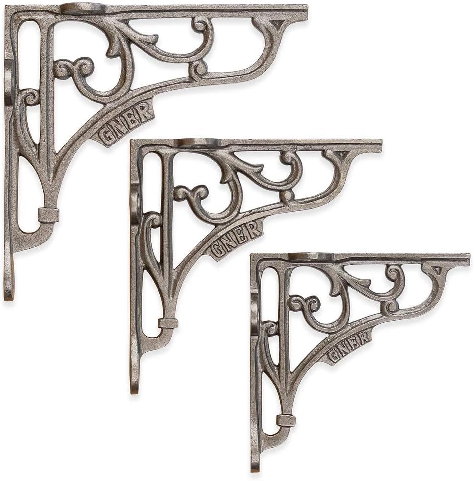 Suffolk Latch Co | GNER Cast Iron Shelf Bracket (5 Inch)