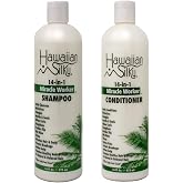 Hawaiian Silky Miracle Worker 14-in-1 Shampoo &amp; Conditioner Bundle, Hydrating &amp; Strengthening Hair Care Set, 16 fl oz Each