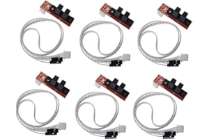HESAI CNC 3D Printer Mechanical Optical Limit Switch Endstop with Cable for Ramps 1.4 Makerbot Prusa Mendel RepRap (Pack of 6pcs)