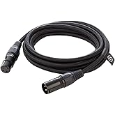 Elgato XLR Cable – Shielded Microphone Cable for Studio Recording and Live Production, Gold-Plated Pins, Male to Female, for 