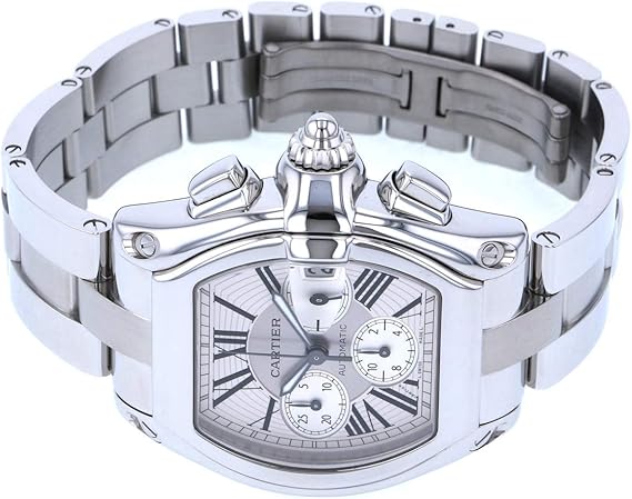 Amazon カルティエ Cartier ロードスター クロノグラフ W619x6 シルバー文字盤 中古 腕時計 メンズ W 並行輸入品 メンズ腕時計 腕時計 通販