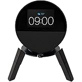 shinar Speaker Mounts Compatible with Echo Spot 2024/echo 4 Gen.Stands for Spot/Hoempod mini Table Stand Holder with Integrated Cable Management Better Sound (Black)