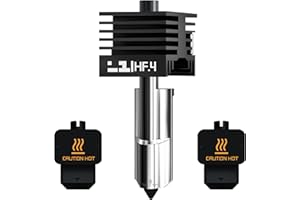 Sahvaim for Bambu Lab H2D High Flow Hotend,0.4MM Upgraded Integrated Hardened Steel Nozzle,High Speed ​​Precision and Direct Replacement Extruder Print Head for Bambu Lab H2D Combo/A1/A1MINI