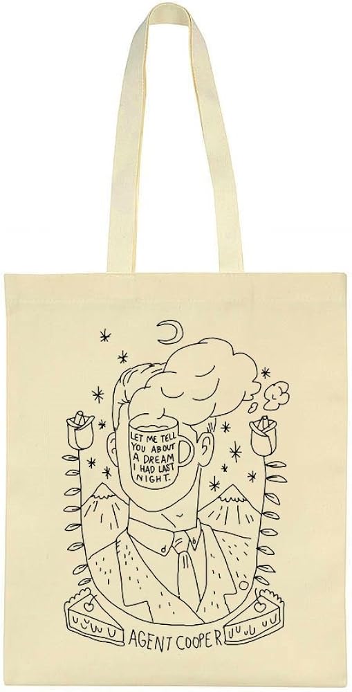Mystical Agent Drawing Tote Bag Amazon Co Uk Shoes Bags