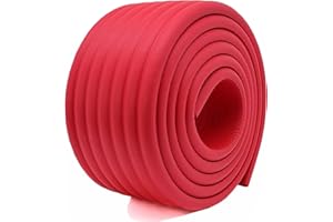 M2cbridge Multifunctional Edge and Corner Guard Coverage Baby Safety Bumper DIY 6.5 Ft (Red)