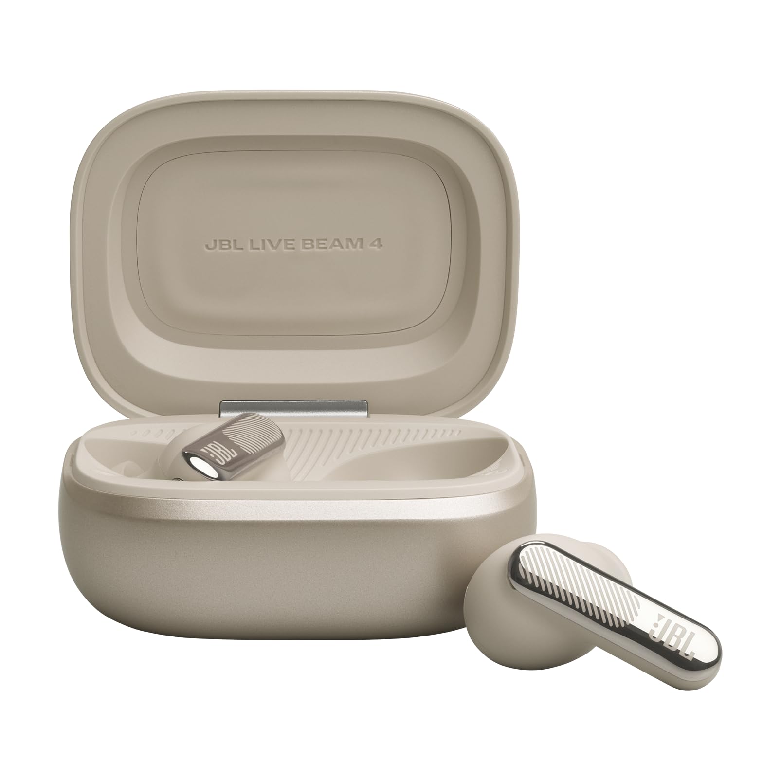 JBL Live Beam 4, True Wireless Noise Cancelling Earbuds, Champagne