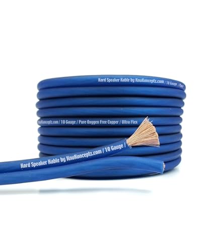 Cavo Speaker Sky High 25 Piedi Cavo Audio Auto 8 Gauge AWG Sky High - Lunghezza 25 Piedi (circa 7,6 Metri), Colore Rosso/nero Cavo Spesso Per Subwoofer - Foto 3