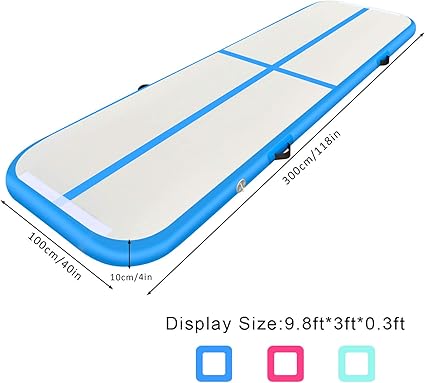 Amazon Com Royallight Inflatable Gymnastics Air Track Tumbling