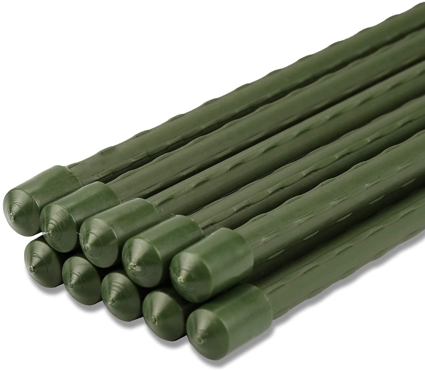 Pack of 12 Garden Stakes 11mm x 60cm Plant Stakes Sturdy Plant Support (11mm x 60cm)