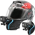 SKEZN Adjustable Motorcycle Helmet Chin Strap Mount Compatible with GoPro Hero 12/11/10/9/8, DJI Action 4, AKASO and More (BC-3)